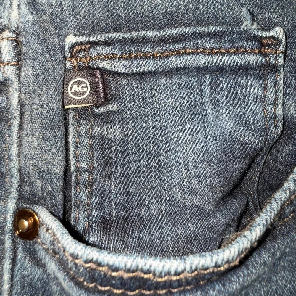 AG ADRIANO GOLDSCHMIED Prima Mid Rise Dark Wash Cigarette‎ Jeans Size 30R